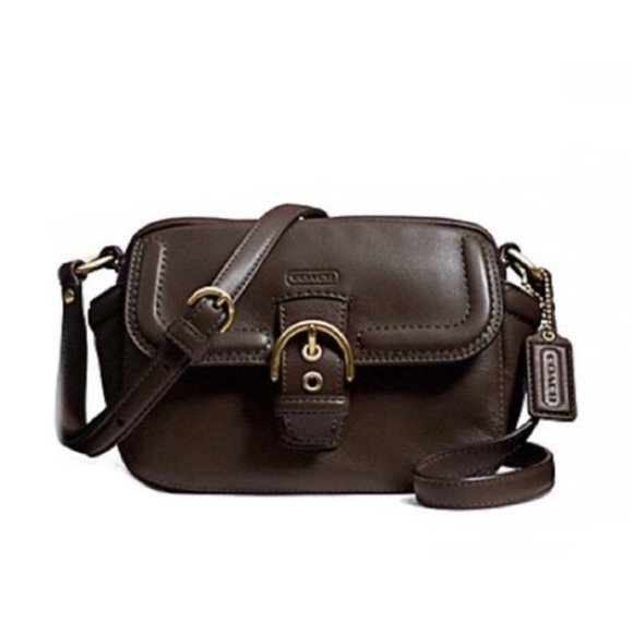 Coach Handbags - COACH F25150 Vintage Small Brown Campbell Camera Bag